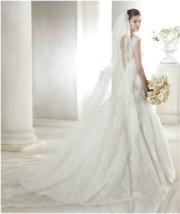 Robe de Mariée Saki San Patrick. Boutique La Mariée Parisienne