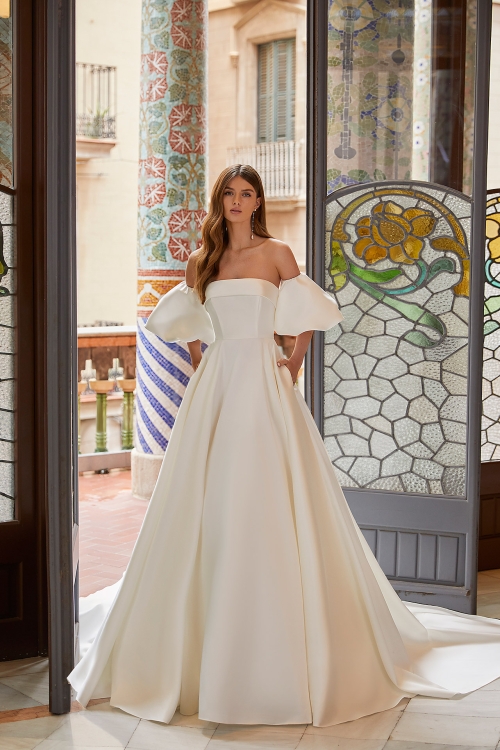 TULSA Wedding Dress lunanovias collection 2023: Paris Boutique