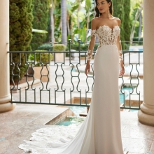 IBETH Wedding Dress Aire Barcelona Collection 2025| Paris Boutique IBETH Wedding Dress Aire Barcelona Collection 2025| Paris Boutique