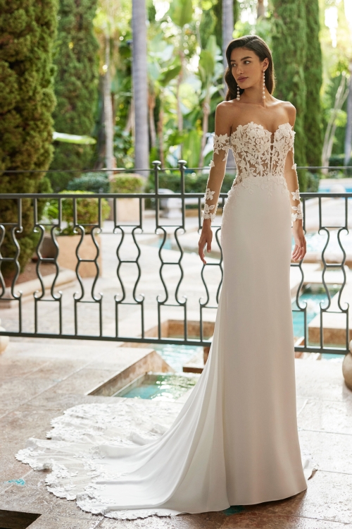 IBETH Wedding Dress Aire Barcelona Collection 2025| Paris Boutique