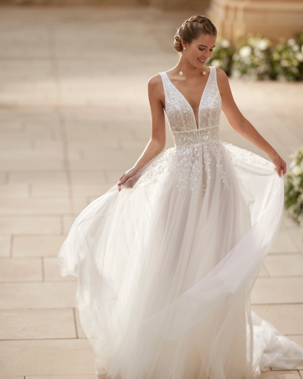 Robe de mariée HEREMY Alma Novias collection 2025 Robe de mariée HEREMY Alma Novias collection 2025