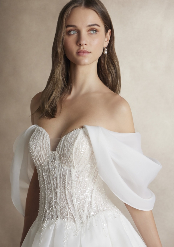 GHIA Nicole Wedding Dress collection 2025| Boutique Paris GHIA Nicole Wedding Dress collection 2025| Boutique Paris