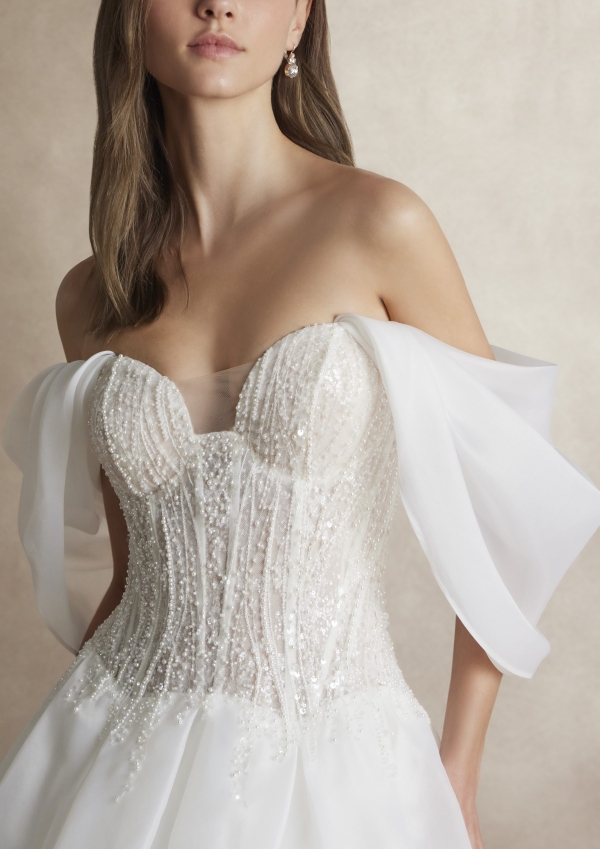 GHIA Nicole Wedding Dress collection 2025| Boutique Paris GHIA Nicole Wedding Dress collection 2025| Boutique Paris
