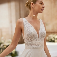 MANON Wedding Dress Aire Barcelona Collection 2026| Paris Boutique