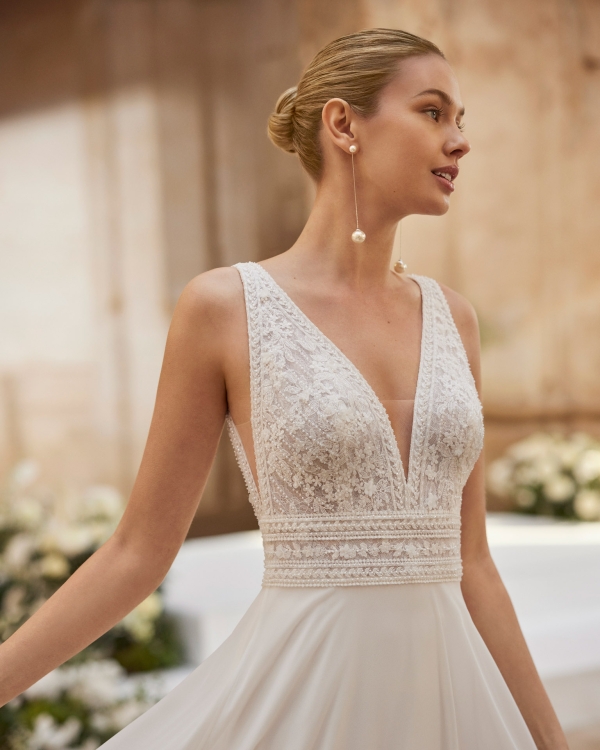 MANON Wedding Dress Aire Barcelona Collection 2026| Paris Boutique