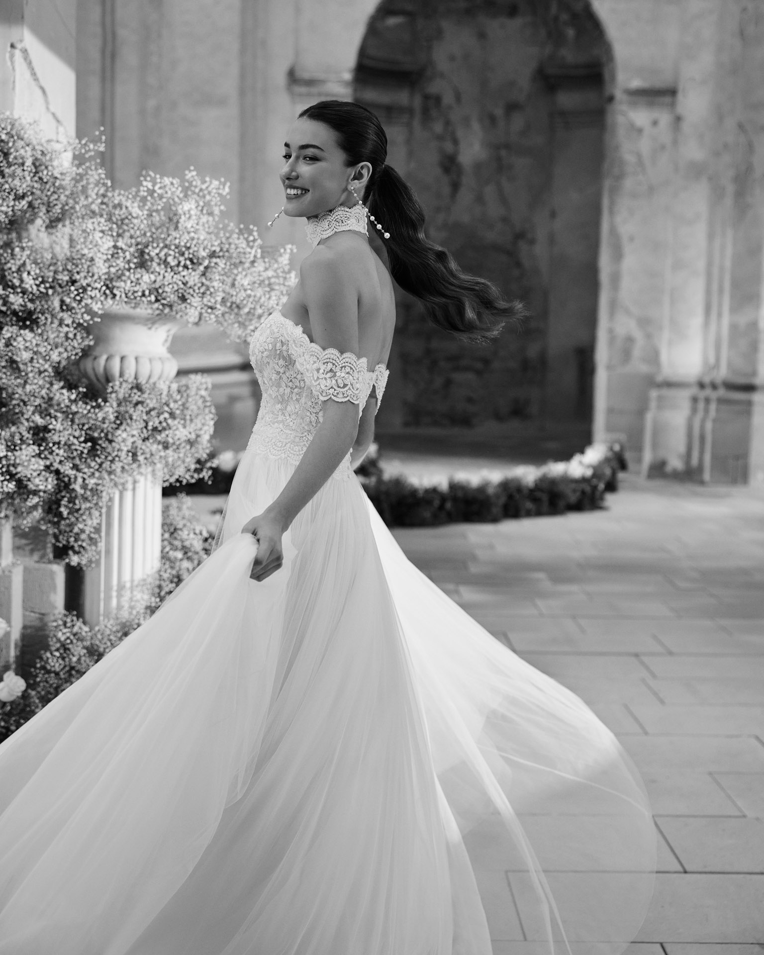 Melania Wedding Dress Aire Barcelona Collection 2026| Paris Boutique Melania Wedding Dress Aire Barcelona Collection 2026| Paris Boutique