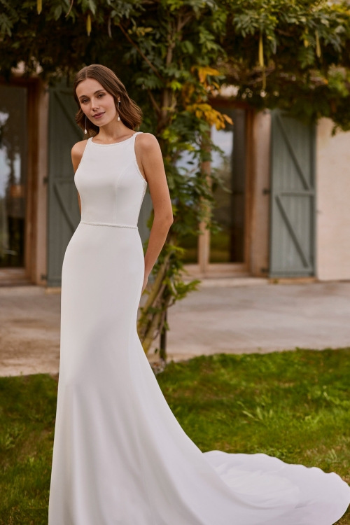 Robe de mariée NAITEL Dentelle manches longues