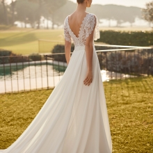 Robe de Mariée ZAMINA Aire Barcelona 2026| Mariée Parisienne Robe de Mariée ZAMINA Aire Barcelona 2026| Mariée Parisienne