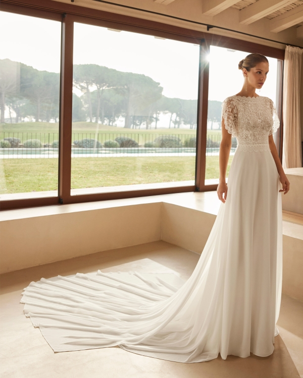 Robe de Mariée ZAMINA Aire Barcelona 2026| Mariée Parisienne Robe de Mariée ZAMINA Aire Barcelona 2026| Mariée Parisienne