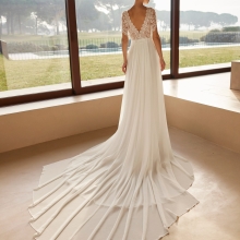 Robe de Mariée ZAMINA Aire Barcelona 2026| Mariée Parisienne Robe de Mariée ZAMINA Aire Barcelona 2026| Mariée Parisienne