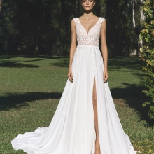 ALGUEM Wedding Dress White one Collection 2026 Paris Boutique