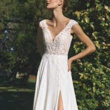 ALGUEM Wedding Dress White one Collection 2026 Paris Boutique