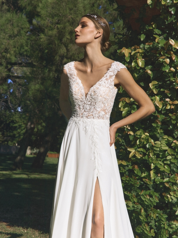ALGUEM Wedding Dress White one Collection 2026 Paris Boutique