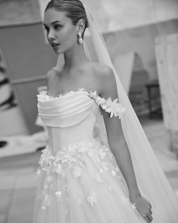 MELISA Wedding Dress Aire Barcelona Collection 2026 | Paris Boutique MELISA Wedding Dress Aire Barcelona Collection 2026 | Paris Boutique