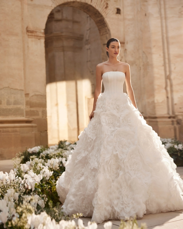 MYLA Wedding Dress Aire Barcelona Collection 2026 | Paris Boutique MYLA Wedding Dress Aire Barcelona Collection 2026 | Paris Boutique