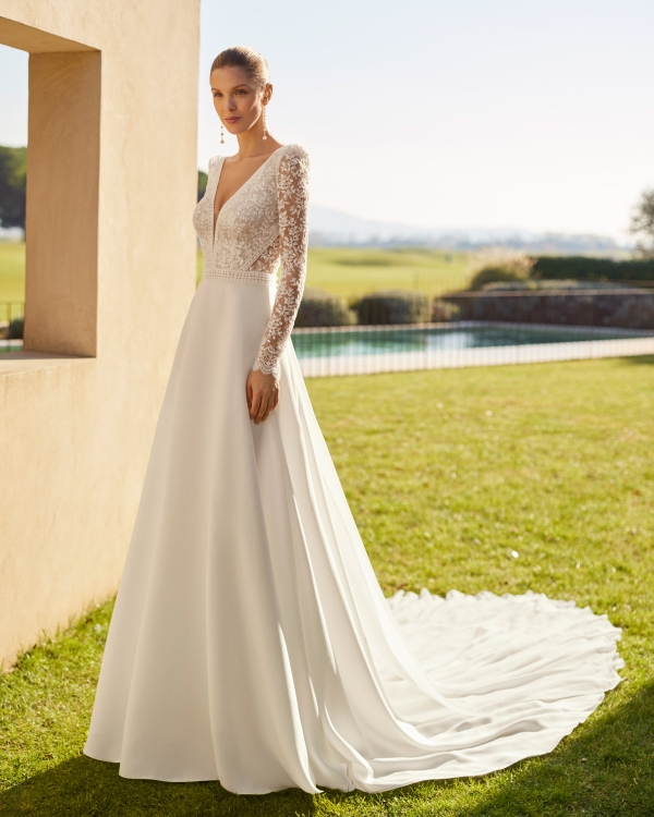 ZEUS Wedding Dress Aire Barcelona Collection 2026 | Paris Boutique ZEUS Wedding Dress Aire Barcelona Collection 2026 | Paris Boutique
