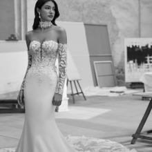 MARIELA Wedding Dress Aire Barcelona Collection 2026 | Paris Boutique MARIELA Wedding Dress Aire Barcelona Collection 2026 | Paris Boutique