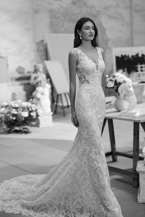 MARTHA Wedding Dress Aire Barcelona Collection | Paris Boutique